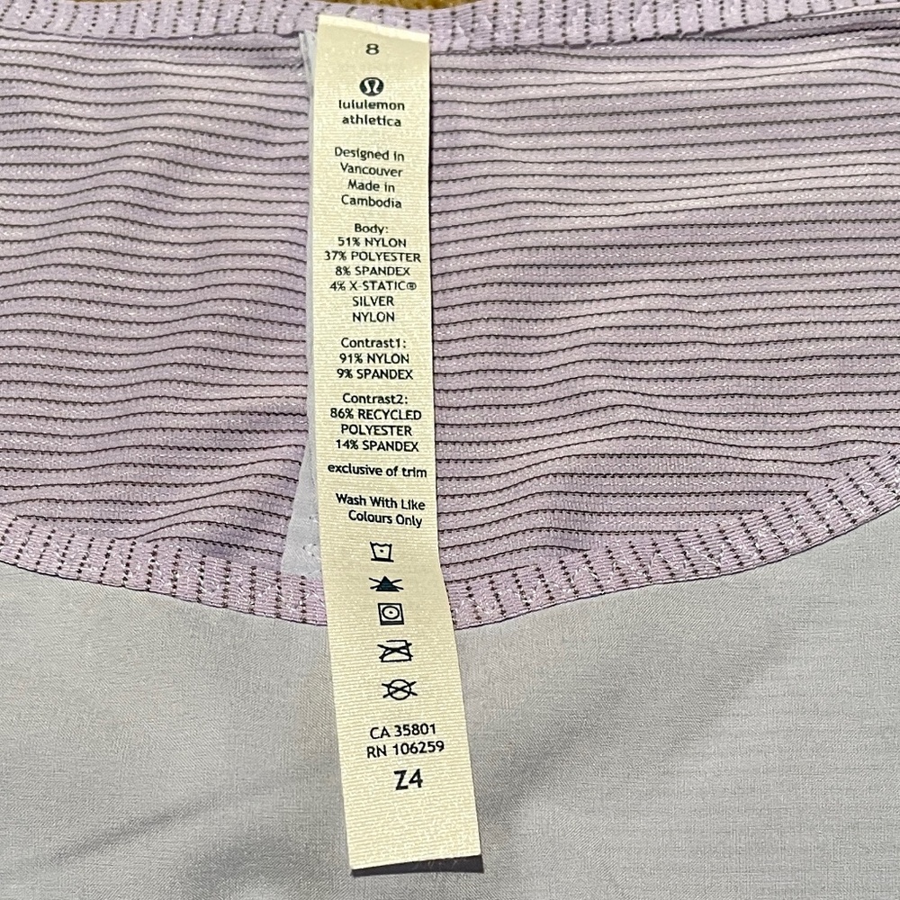 🦄Lululemon Athletica RUN: Fast Track Short Sleeve Shirt - Size 8 - NWT🦄 - Picture 5 of 8